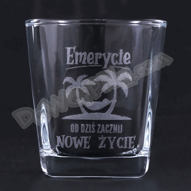  Szklanka do Whisky DR premium - Emerycie od dziś zacznij nowe życie