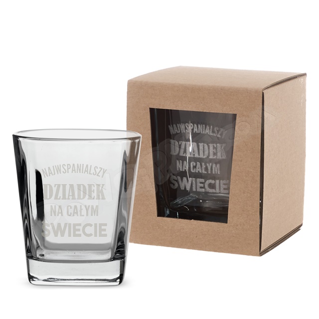 Szklanka do whisky DR premium - Najwspanialszy Dziadek na całym świecie