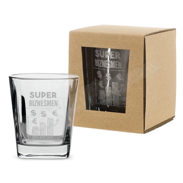 Szklanka do whisky DR premium - Super Biznesmen