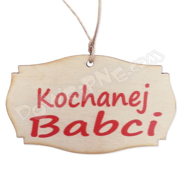 Tabliczka do klatki - Kochanej Babci