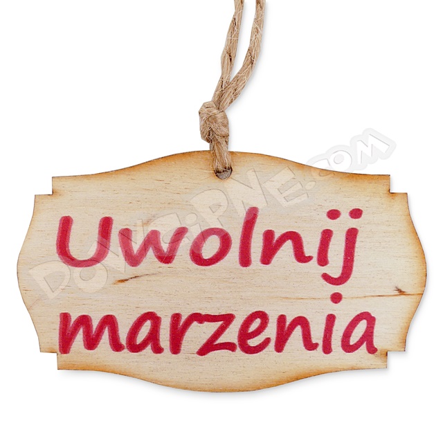 Tabliczka do klatki - Uwolnij Marzenia