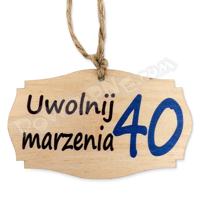 Tabliczka do klatki - Uwolnij Marzenia 40