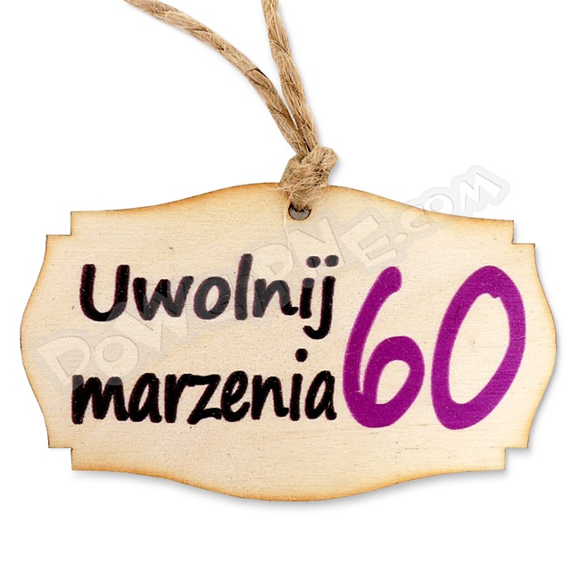 Tabliczka do klatki - Uwolnij Marzenia 60