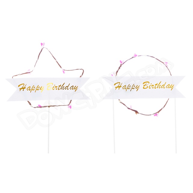 Topper LED Happy Birthday 362147 MIX