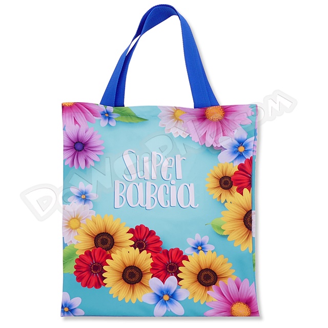 Torba T044 - Super Babcia niebieska
