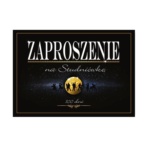 Zaproszenie (10 szt.) ZX5100 - na Studniówkę