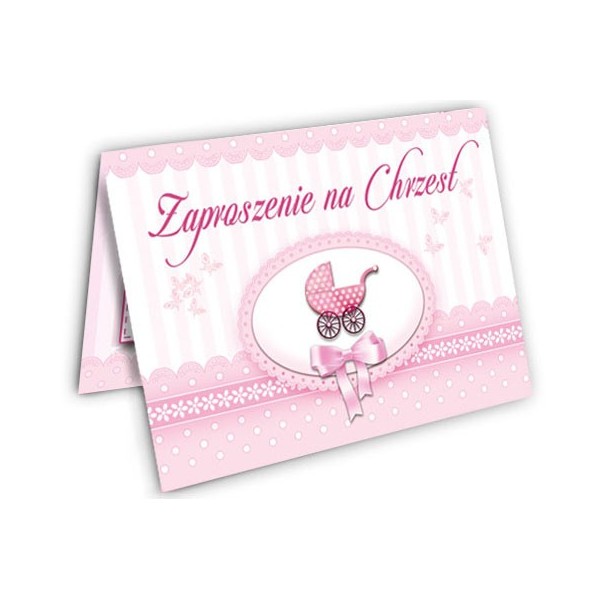 Zaproszenie (10 szt.) ZX4200 - Chrzest