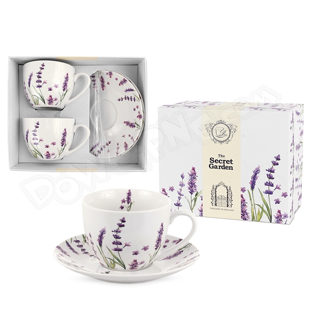 Filiżanka zestaw 2 szt. 280 ml - CLASSIC LAVENDER