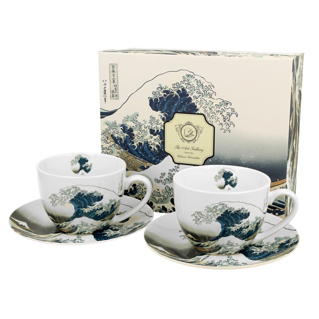 Filiżanka zestaw 2 szt. 280 ml - K. Hokusai - TGW