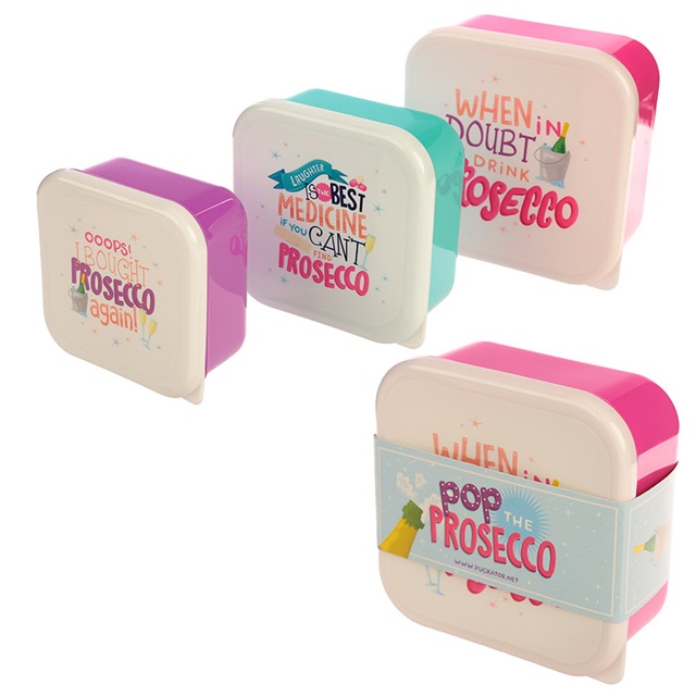 Zestaw 3 pudełek śniadaniowych LBOX20 - Prosecco