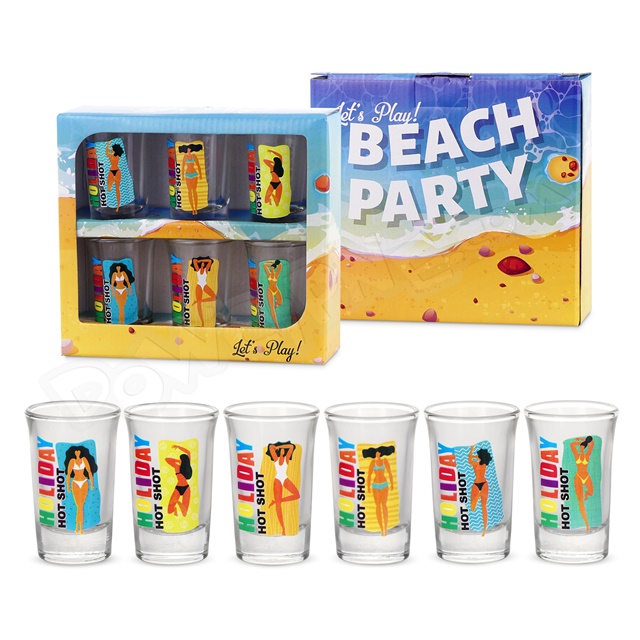 Kieliszek zestaw 6 szt. 35 ml - BEACH PARTY