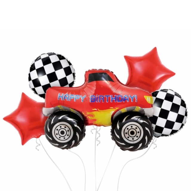 Balon zestaw 5 szt. GD BZ-HTRK - Monster Truck